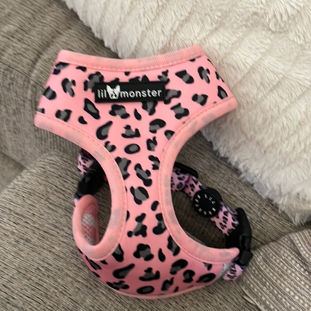 Reversible Dog Harness Animal Print